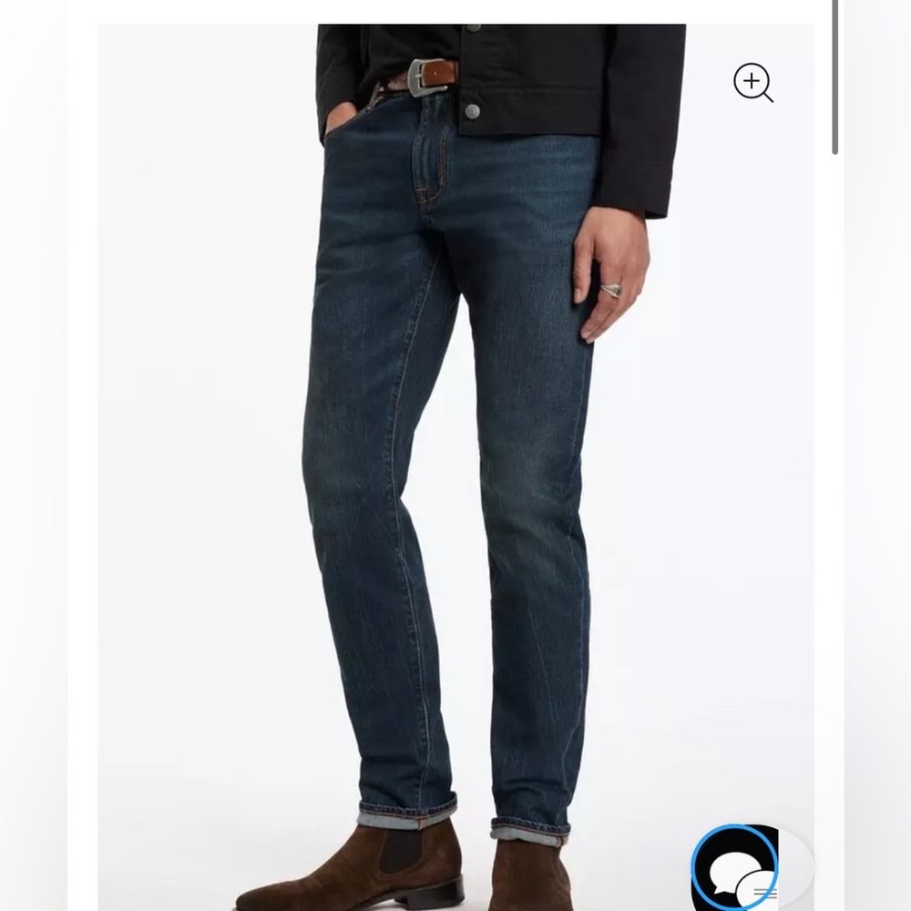 NWT John Varvatos regular fit jeans J701 - CHARLIE WASH size 28